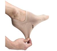 Pro Mountain Seamless No Show Socks - Pack of 6 Sneakers Liner Thin Cotton Footies Non Slip L Size 11 US Women Shoe 10-12 Men 9-11 Beige 6 Pairs Pack