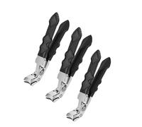 Pro Nail Clippers for Seniors,Long Handle Wide Jaw Toenail Clippers Splash-Proof Stainless for Seniors Thick Toenails (3pc B)