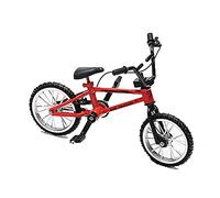 Pro-Noke 1 Pcs Mountain Bike Model Finger Mountain Bike Toy Mini Racing Bicycle Ornament Bicycle Toy for Kids Model Decoration Crafts for Home (Red)