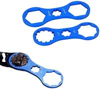 Pro-Noke Bicycle Wrench 2 Holes Risk Aluminium Bicycle Front Fork Repair Tool for SR Suntour XCR/XCM/XCT/RST MTB Bicycle