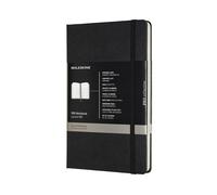Moleskine Pro Notebook, Professional Office Notebook, Hard Cover and Elastic Closure, 124 Pages, Large Format 13 x 21 cm, Colour Black