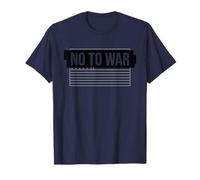 Pro Peace Not My War Patriotic USA Flag Statement T-Shirt