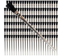 Pro-Perfect Supplies 144 ACID FLUX BRUSH 6" LG X 3/8" SOLDER, PLUMBING, GLUES, TOUCH UPS, Tin handle with Horse Hair heads. Great Inexpensive brushes for many uses in the home