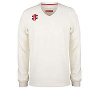 Pro Performance Junior Cricket Sweater - Ivory (9-10 Yrs)