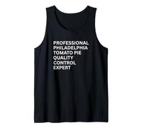 Pro Philadelphia Tomato Pie Quality Control Expert Tank Top