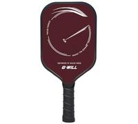Pro Pickleball Paddle (Red) Kevlar Carbon Fibre: Hot-Pressed 7-Layer Structure with Honeycomb Core, Ultimate Spin Control & Consistency - Tournament Performance for All Skill Levels, Elegant Gift Box