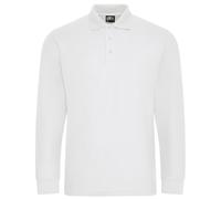 Pro Pique Long-Sleeved Polo Shirt PRO RTX White L