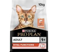 PRO PLAN OPTISENSES Original Salmon Dry Adult Cat Food 10kg