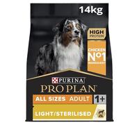 PRO PLAN Adult Light/Neutered Chicken Dry Dog Food 14kg