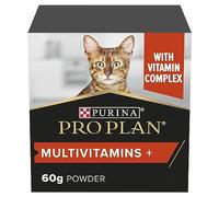 PRO PLAN Cat Multivitamins Supplement | Supports vitality, overall health| with vitamin B complex | Adult and Senior cats | Powder 60 g