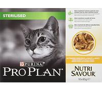 PRO PLAN® NutriSavour Neutered Chicken Wet Cat Food - 10 x 85g