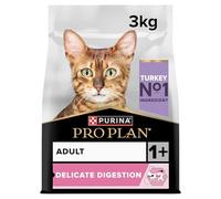 PRO PLAN Delicate Digestion Turkey Dry Cat Food - 3kg