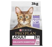 Pro Plan Delicate Digestion Turkey Dry Cat Food - 3kg
