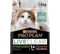 PURINA PRO PLAN | Live Clear Sterilised Adult Dry Cat Food with Salmon 1.4kg