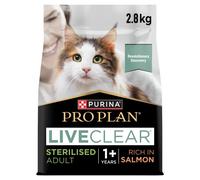PRO PLAN LIVECLEAR Sterilised Salmon Dry Cat Food - 2.8kg