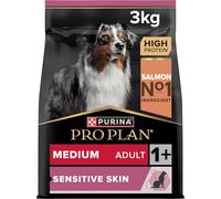 PRO PLAN Medium Adult 1+ Sensitive Skin Salmon Dry Dog Food 3kg