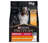 PRO PLAN® Medium Adult Everyday Nutrition Dry Dog Food with Chicken 3kg, Pack of 4