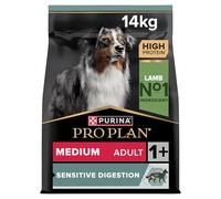 PRO PLAN Medium Adult Sensitive Digestion Lamb Dry Dog Food 14kg