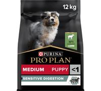 PRO PLAN Medium Puppy Sensitive Digestion Dry Dog Food with Lamb 12kg