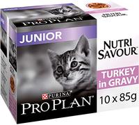 PRO PLAN Nutrisavour Junior Cat Food Turkey 10x85g
