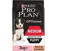 PRO PLAN Optiderma Medium Puppy Sensitive Skin Dry Dog Food Salmon 3kg