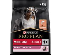 Pro Plan Purina Medium Adult Sensitive Skin Dog Food with Optiderma, Rich in Salmon, 7 kg, Dry Food for Medium Adult Dogs
