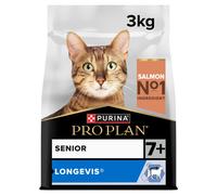 PRO PLAN Senior 7+ Longevis Salmon Dry Cat Food 3kg
