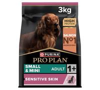 PRO PLAN Small & Mini Adult 1+ Sensitive Skin Salmon Dry Dog Food 3kg
