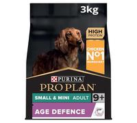 PRO PLAN Small and Mini Age Defence Adult 9+ Chicken Dog Food - 3kg