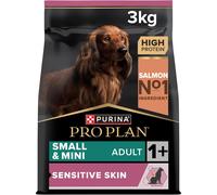 PRO PLAN Optiderma Sensitive Skin Small/Mini Adult Dry Dog Food Salmon - 3kg bag
