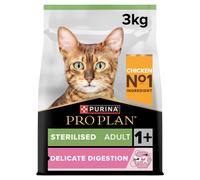 PRO PLAN Sterilised Adult 1+ Delicate Digestion Chicken Dry Cat Food 3kg