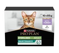 PRO PLAN Sterilised Turkey in Jelly Wet Cat Food - 10 x 85g