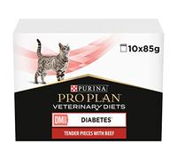 PURINA PRO PLAN Veterinary Diets Feline DM Diabetes Management - Beef - Multibuy: 20 x 85g