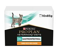 PRO PLAN VETERINARY DIETS EN Gastrointestinal Wet Cat Food Chicken 10x85g=850g, Pack of 4