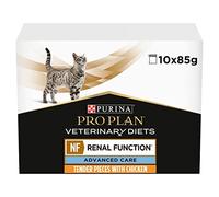 Veterinary Diets NF Renal Function Wet Cat Food Chicken Advanced Care - 10 x 85 g