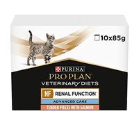 PRO PLAN VETERINARY DIETS NF Advanced Care Renal Function Wet Cat Food Salmon 10x85g, Pack of 4