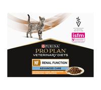 VETERINARY DIETS FELINE NF Advanced Care Renal Function CIG Chicken 10 x 85g, Pack of 4