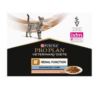 PRO PLAN VETERINARY DIETS NF Advanced Care Renal Function Wet Cat Food Salmon 10x85g, Pack of 4