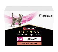 PRO PLAN VETERINARY DIETS UR Urinary Salmon Wet Cat Food 10x85g 10 x 85 g