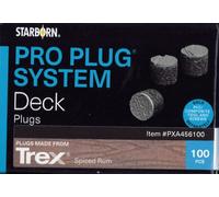 Pro Plug System TREX 100 Plugs, Spiced Rum, Polyvinyl Chloride