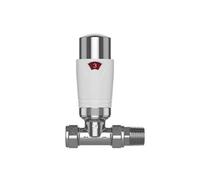 Pro Plus Straight Trv 15mm - White & Chrome