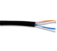 PRO POWER 2-Pair (4-Core) Telephone Cable - 100m Reel, Black, Copper-Clad Steel (CCS) Conductors, CPR Cat Eca Rated - PP01198