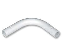 PRO POWER 20mm Heavy Gauge Conduit Bend - White | Round Normal Bend for Electrical Conduit | Durable PVC Fitting - NBHG20