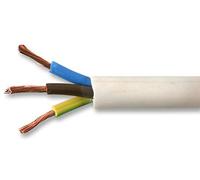 Pro Power 3183B-1 mmWHT100 m 1 mm mains Cable, 3 Core, 3183B LSOH White, 100 m