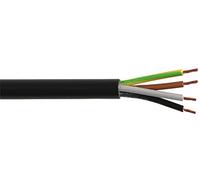 Pro Power 3184Y-1MMBLK100M 1mm Round Mains Cable 4 Core 3184Y Black - 100m Reel