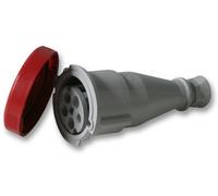 Pro Power - 32A, 415V, Cable Mount Cee Socket, 3P+N+E, Red, Ip67