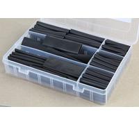 PRO POWER 4:1 Adhesive Lined Dual Wall Heat Shrink Kit, 4-16mm Diameter, 120 Black Sleeves - HSKIT4:1DUALWALL