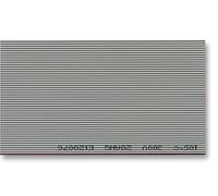 PRO POWER 50-Way 1.27mm PVC Flat Ribbon Cable - 30.5m Reel, Grey with Blue Polarity Line - UL2651 Approved