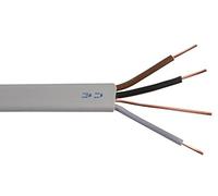 Pro Power 6243Y;001.0;GRY;050 1 mm² 3 Core and Earth Cable, 50 m