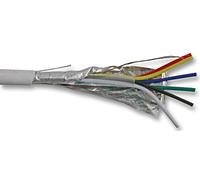 PRO POWER 6CALMSCRCCA 6-Core Screened Alarm/Signal Cable White CCA 100m Reel